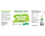 Nature's Own Wholefood Calcium | 200mg - 60 Capsules