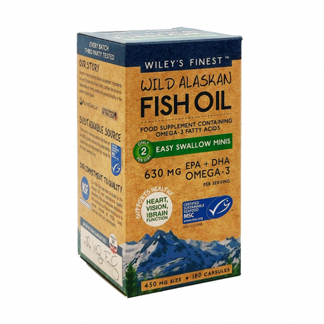 Wiley's Finest Easy Swallow Minis - 180 Softgels