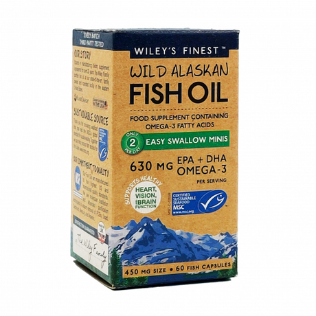 Wiley's Finest Easy Swallow Minis - 60 Softgels