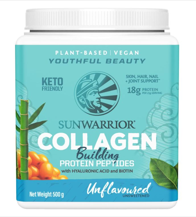 Sunwarrior Collagen Building Protein Peptides 500g - Tahitian Unflavour