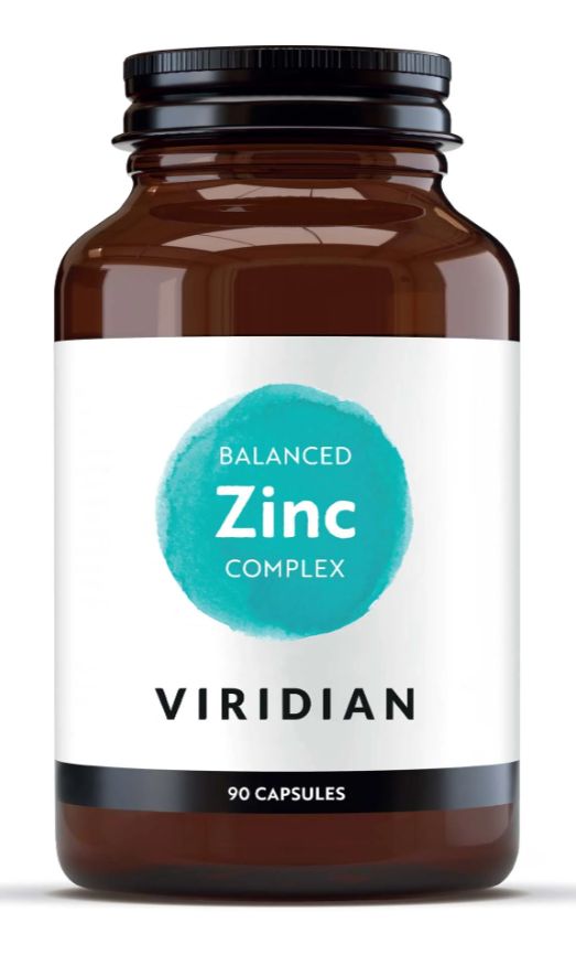 Viridian Balanced Zinc Complex Veg Caps 90 size #358