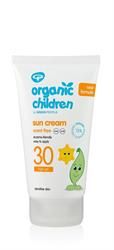 GREEN PEOPLE COMPANY ORGANIC CHILDREN SUN LOTION SPF30 - SCENT FREE - 150ML