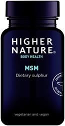 HIGHER NATURE MSM SULPHUR - 180 TABLETS