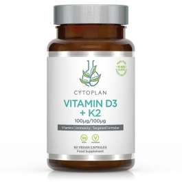 Cytoplan Vitamin D3 & K2 60 Capsules_9302